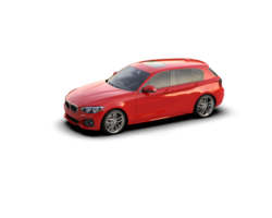 Modern car isolated on background. 3d rendering - illustration png