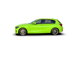 Modern car isolated on background. 3d rendering - illustration png