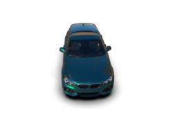 Modern car isolated on background. 3d rendering - illustration png