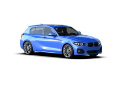 Modern car isolated on background. 3d rendering - illustration png