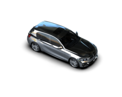 Modern car isolated on background. 3d rendering - illustration png