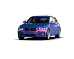 Modern car isolated on background. 3d rendering - illustration png