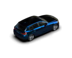 Modern car isolated on background. 3d rendering - illustration png