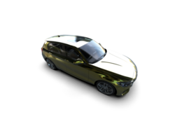 Modern car isolated on background. 3d rendering - illustration png