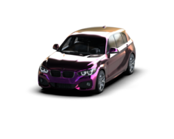 Modern car isolated on background. 3d rendering - illustration png