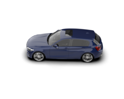 Modern car isolated on background. 3d rendering - illustration png