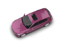 Modern car isolated on background. 3d rendering - illustration png