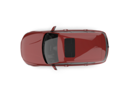 Modern car isolated on background. 3d rendering - illustration png