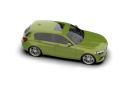 Modern car isolated on background. 3d rendering - illustration png