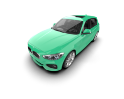 Modern car isolated on background. 3d rendering - illustration png