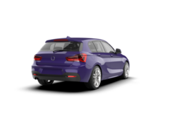 Modern car isolated on background. 3d rendering - illustration png
