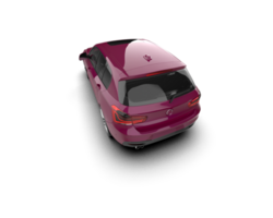 Modern car isolated on background. 3d rendering - illustration png
