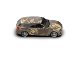 Modern car isolated on background. 3d rendering - illustration png