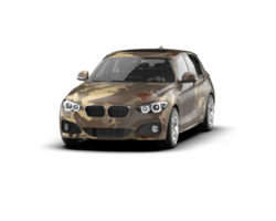 Modern car isolated on background. 3d rendering - illustration png