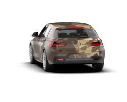 Modern car isolated on background. 3d rendering - illustration png