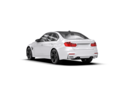 Modern car isolated on background. 3d rendering - illustration png