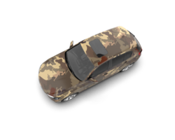 Modern car isolated on background. 3d rendering - illustration png