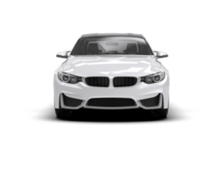 Modern car isolated on background. 3d rendering - illustration png