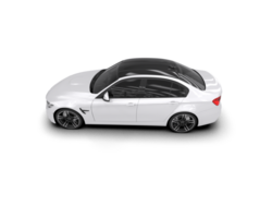 Modern car isolated on background. 3d rendering - illustration png