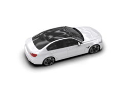 Modern car isolated on background. 3d rendering - illustration png