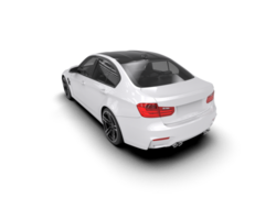 Modern car isolated on background. 3d rendering - illustration png