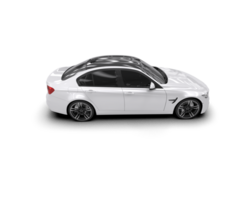 Modern car isolated on background. 3d rendering - illustration png