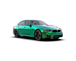 Modern car isolated on background. 3d rendering - illustration png