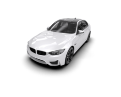 Modern car isolated on background. 3d rendering - illustration png