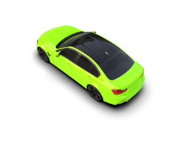 Modern car isolated on background. 3d rendering - illustration png