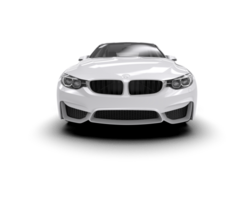 Modern car isolated on background. 3d rendering - illustration png