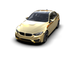 Modern car isolated on background. 3d rendering - illustration png