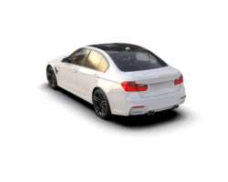 Modern car isolated on background. 3d rendering - illustration png
