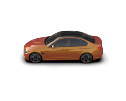 Modern car isolated on background. 3d rendering - illustration png