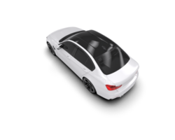 Modern car isolated on background. 3d rendering - illustration png
