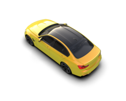 Modern car isolated on background. 3d rendering - illustration png