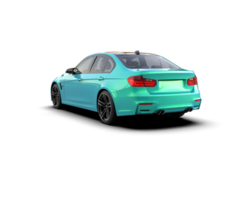 Modern car isolated on background. 3d rendering - illustration png