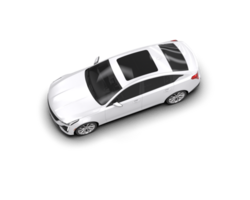 Modern car isolated on background. 3d rendering - illustration png