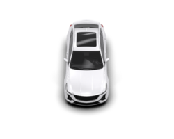 Modern car isolated on background. 3d rendering - illustration png