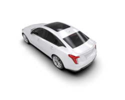 Modern car isolated on background. 3d rendering - illustration png