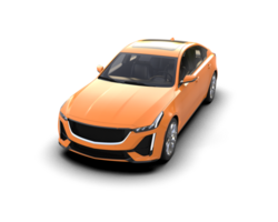 Modern car isolated on background. 3d rendering - illustration png