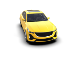 Modern car isolated on background. 3d rendering - illustration png