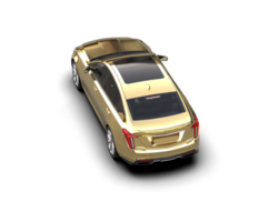 Modern car isolated on background. 3d rendering - illustration png