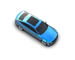 Modern car isolated on background. 3d rendering - illustration png