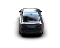 Modern car isolated on background. 3d rendering - illustration png