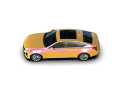 Modern car isolated on background. 3d rendering - illustration png