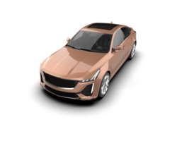 Modern car isolated on background. 3d rendering - illustration png