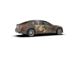 Modern car isolated on background. 3d rendering - illustration png
