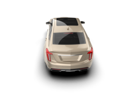 Modern car isolated on background. 3d rendering - illustration png