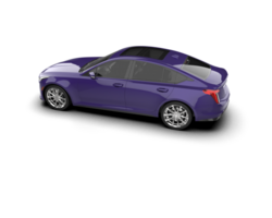 Modern car isolated on background. 3d rendering - illustration png
