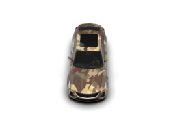 Modern car isolated on background. 3d rendering - illustration png